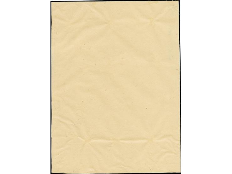 1871, 48 mon brown, plate I (position 23), comprising a block of eighteen, vertical strip of four, and single, used in combin