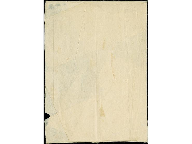 1871, 200 mon, latest printing, plate I, position 36, showing the constant variety "dot of sen missing", tied by large "Saiky