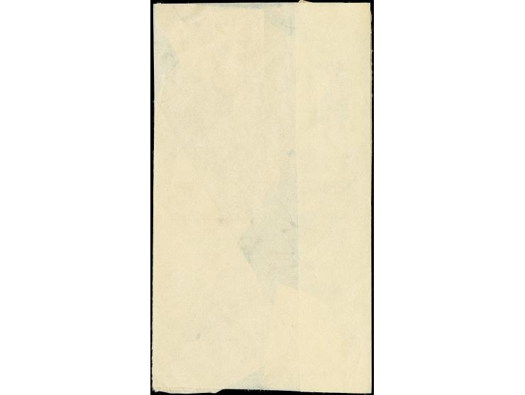 1872, 1 sen blue, plate II, earliest printing, tied by blue framed "Ken" of Tokyo to a cover to Yokohama.

Alongside, blue 