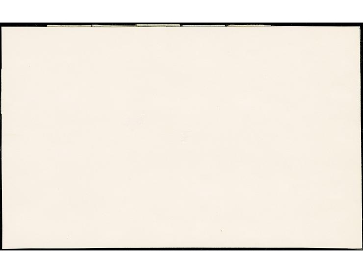 1871, 100 mon blue, plate II, early to late printing, full sheet reconstruction by unused stamps without gum as issued, inclu